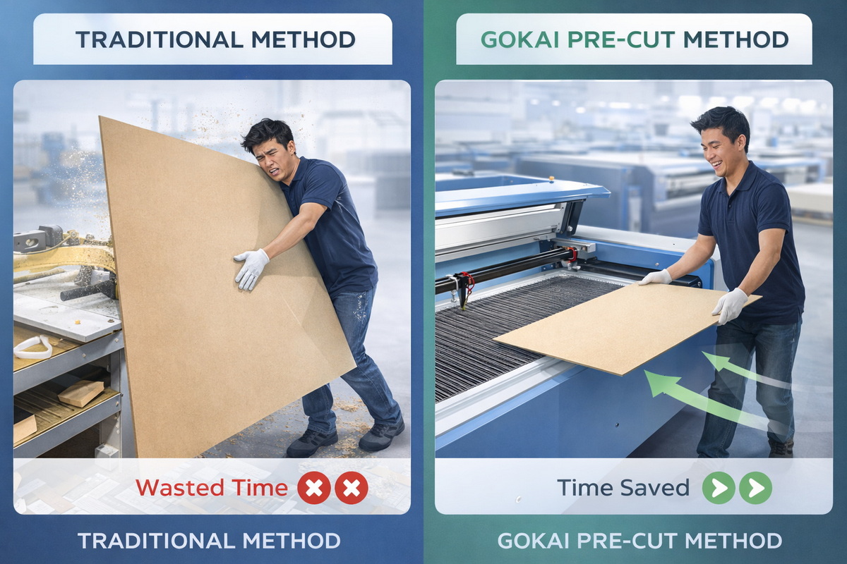 Comparaison de chargement direct sur le lit &Eacute;conomies de travail.jpg