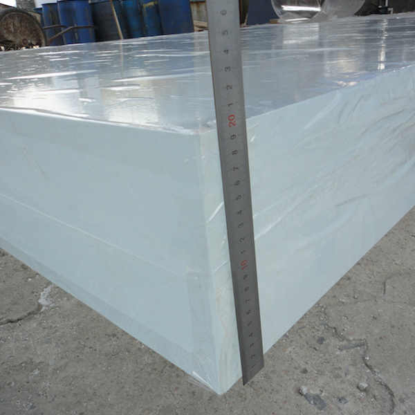 Grande feuille acrylique
