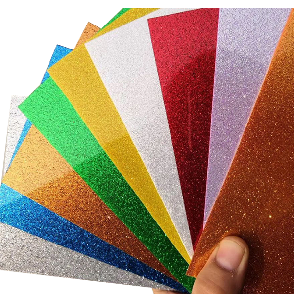 Feuille acrylique pailletée