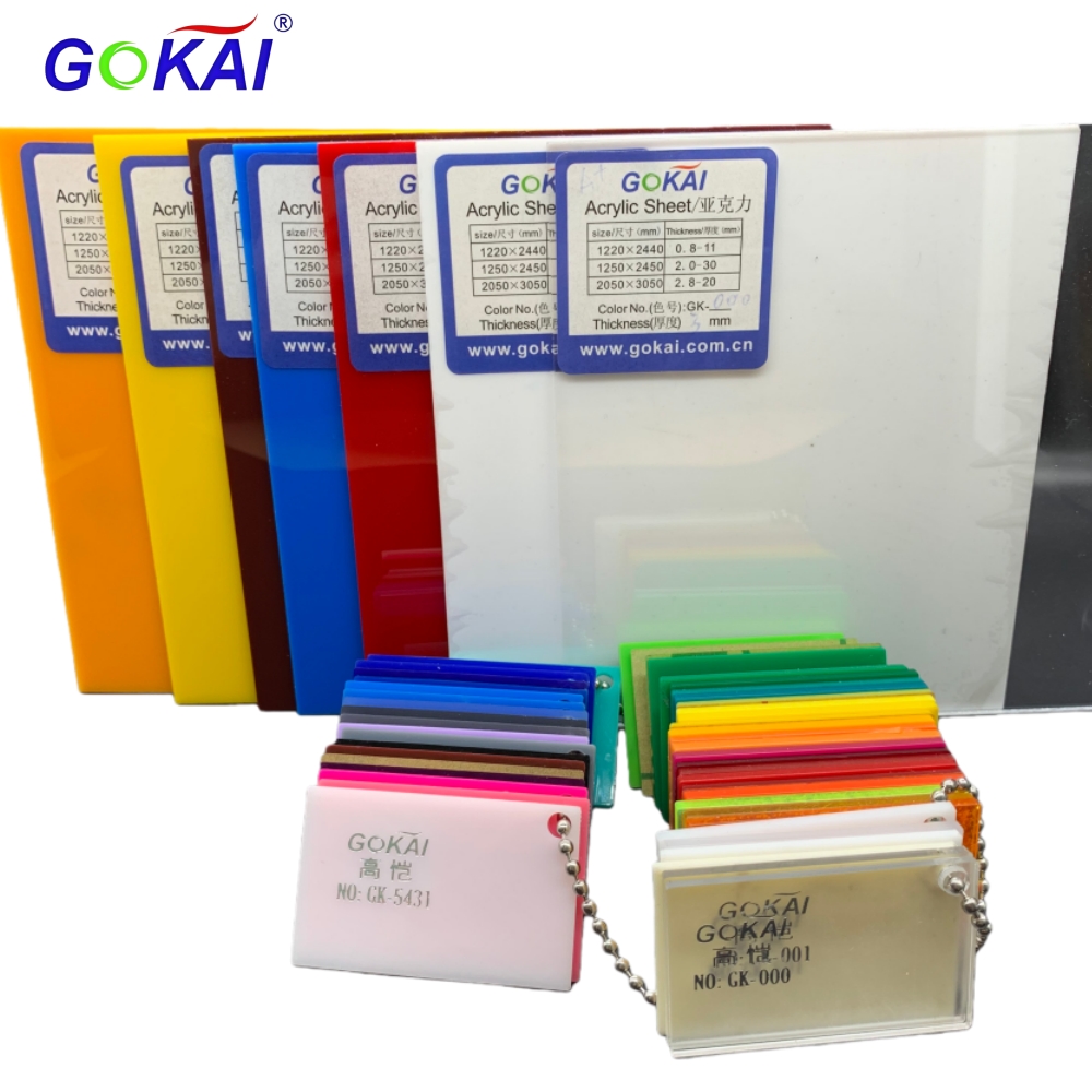 Feuilles acryliques coulées