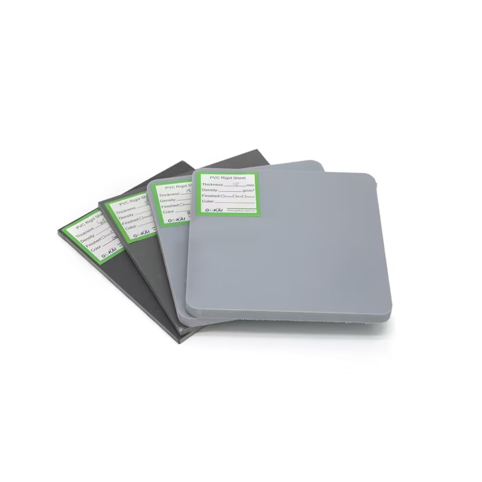 Feuille de PVC grise