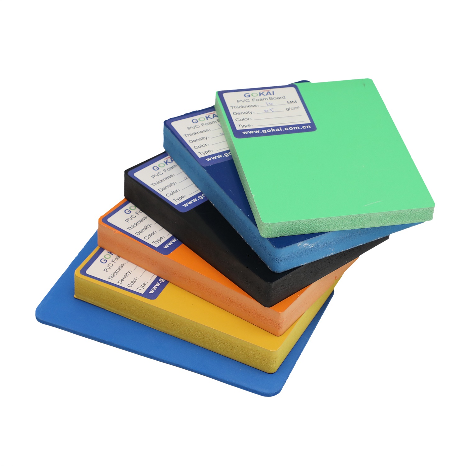 Panneau de mousse coloré en PVC 