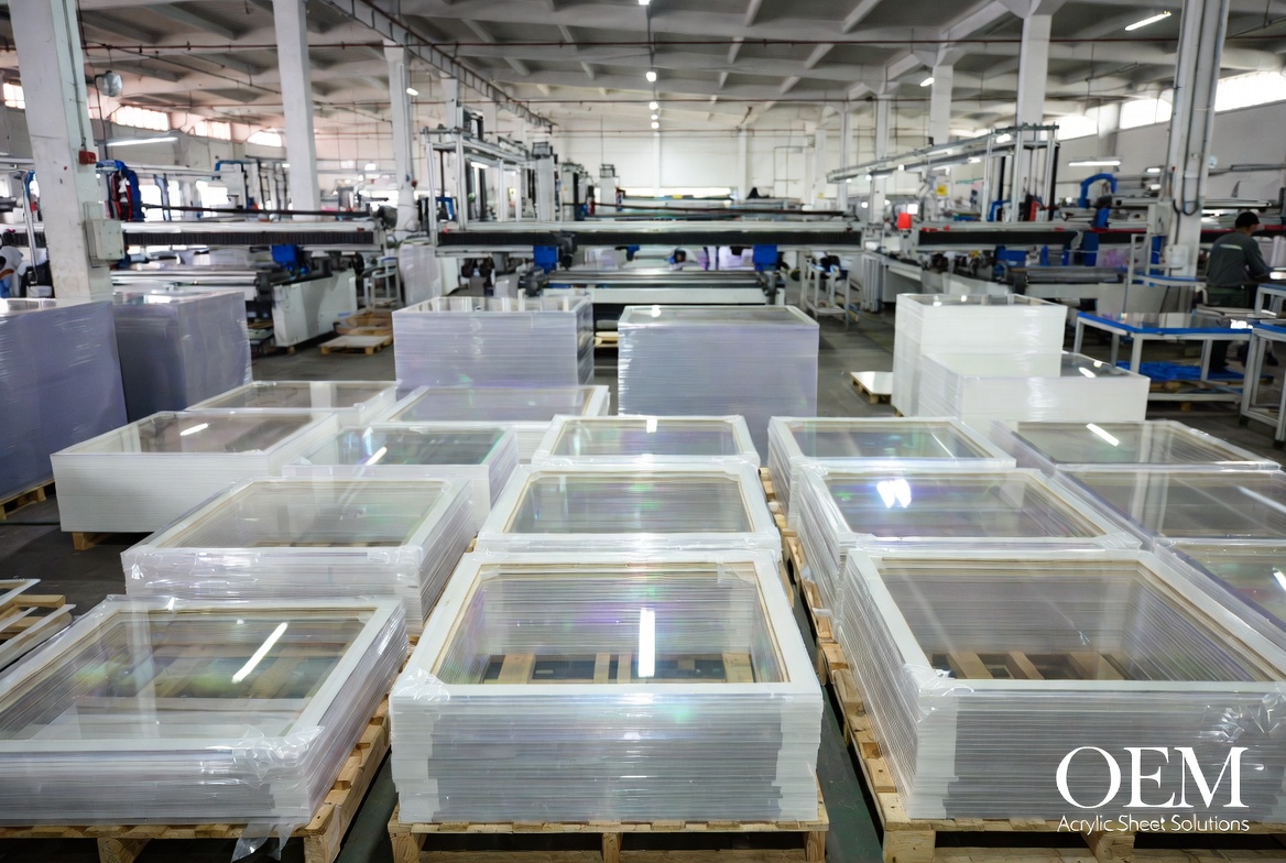 Production de feuilles acryliques OEM pour cadres