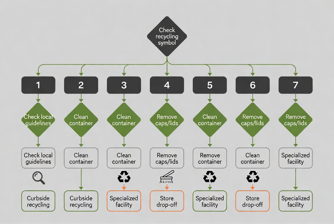 Arbre de d&eacute;cision du consommateur en mati&egrave;re de recyclage des mati&egrave;res plastiques