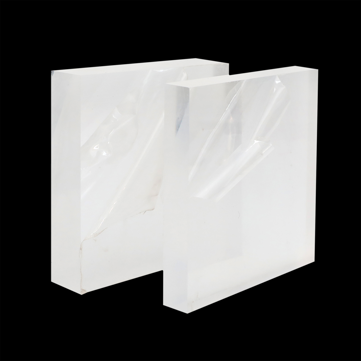 Grande feuille acrylique