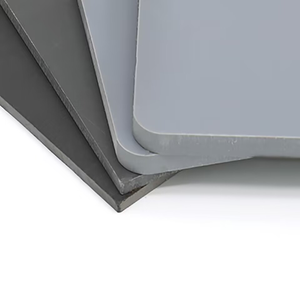 Feuille de PVC grise