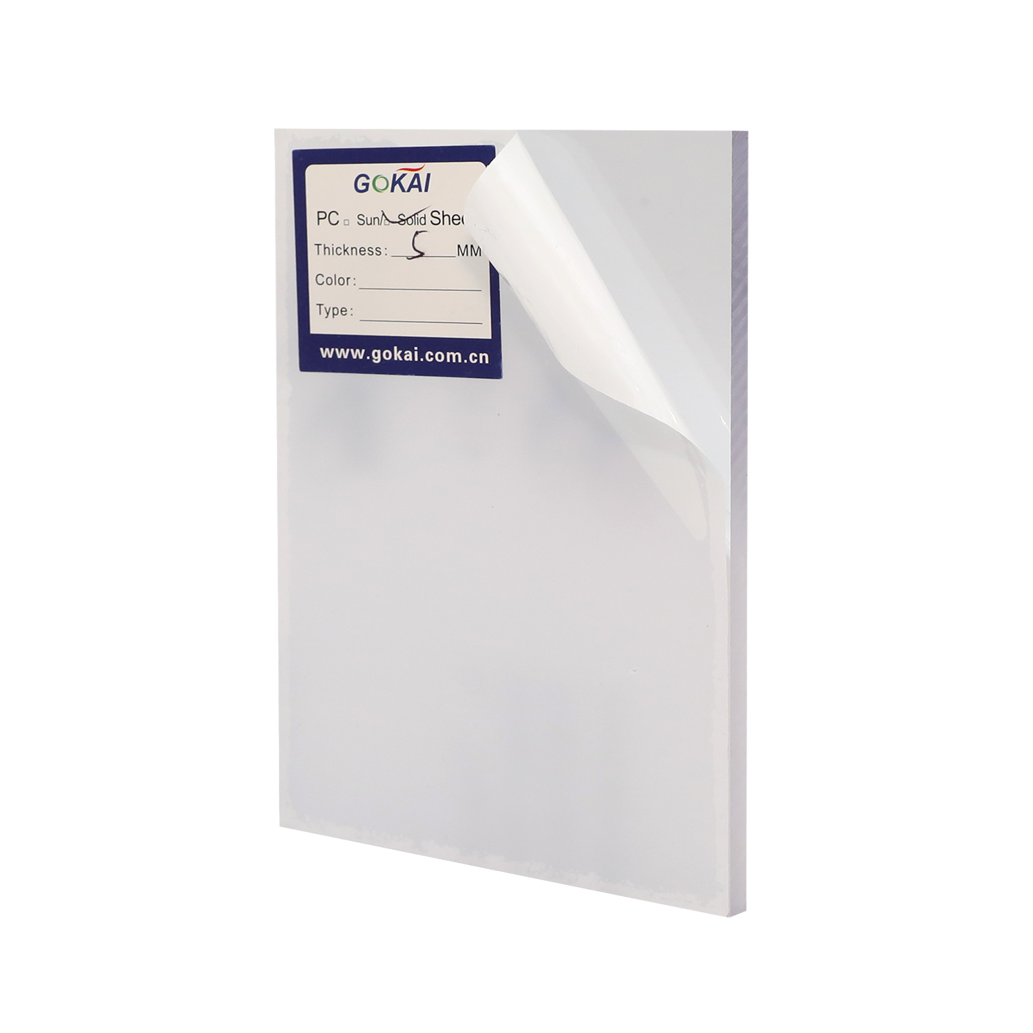 Feuille solide en polycarbonate