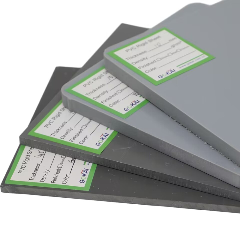 Feuille de PVC grise