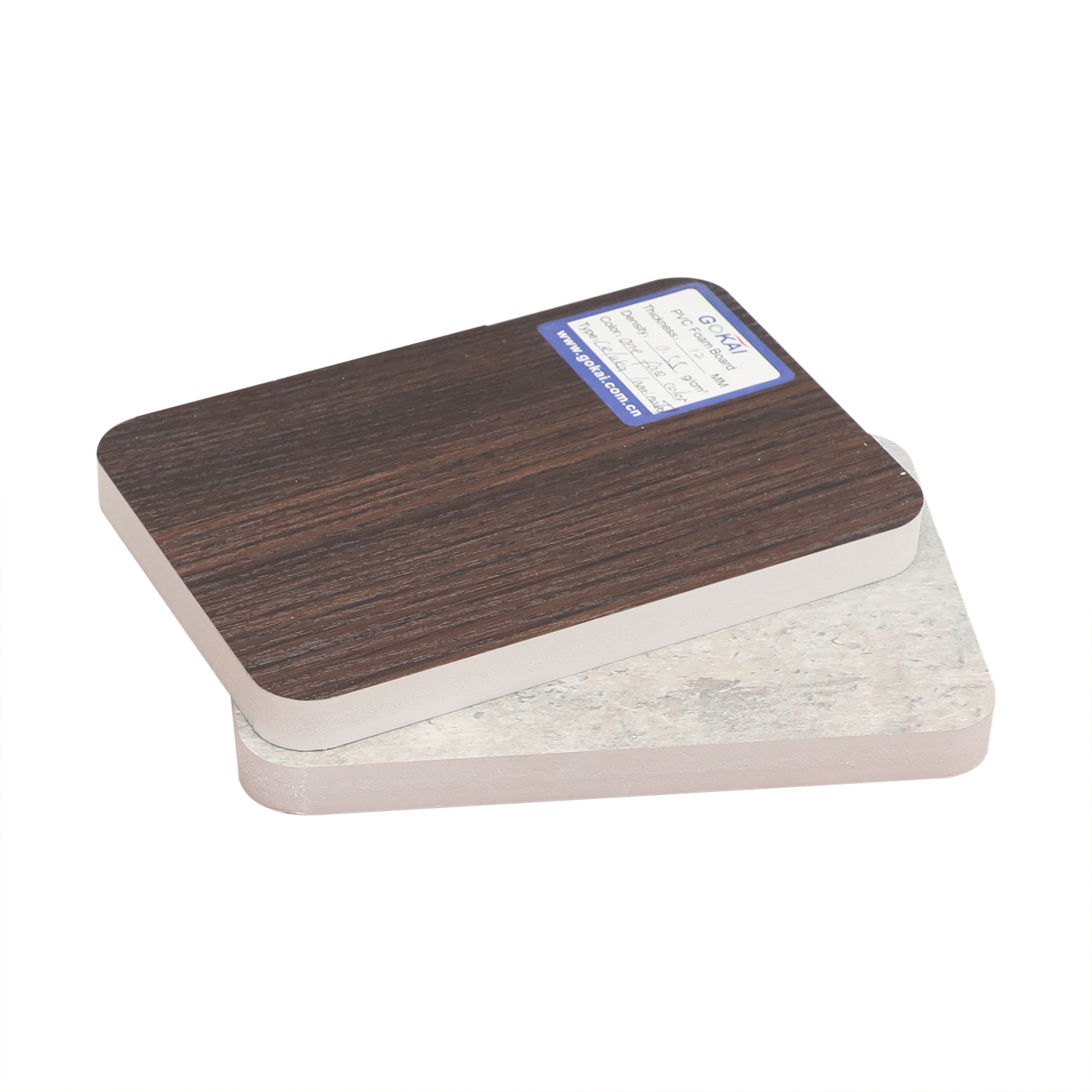 Panneau de mousse laminé PVC