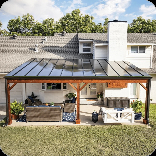 Solution de couverture de pergola en acrylique