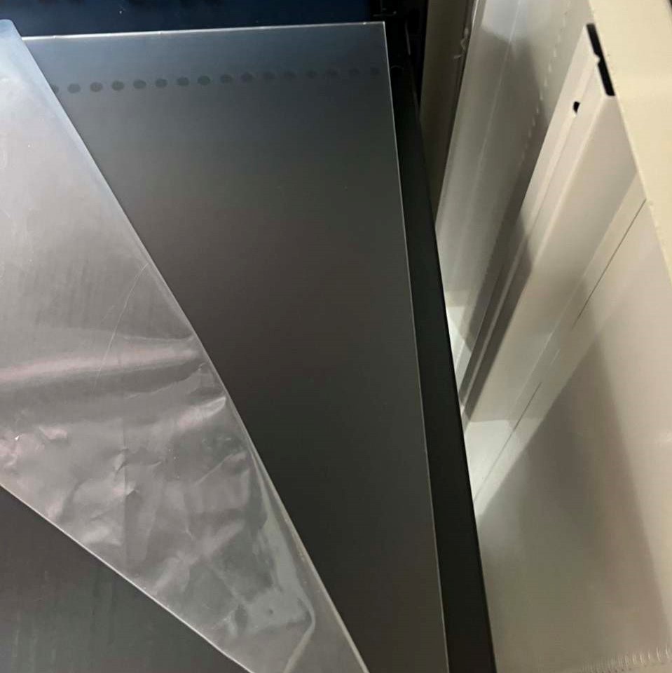 Feuille acrylique givrée