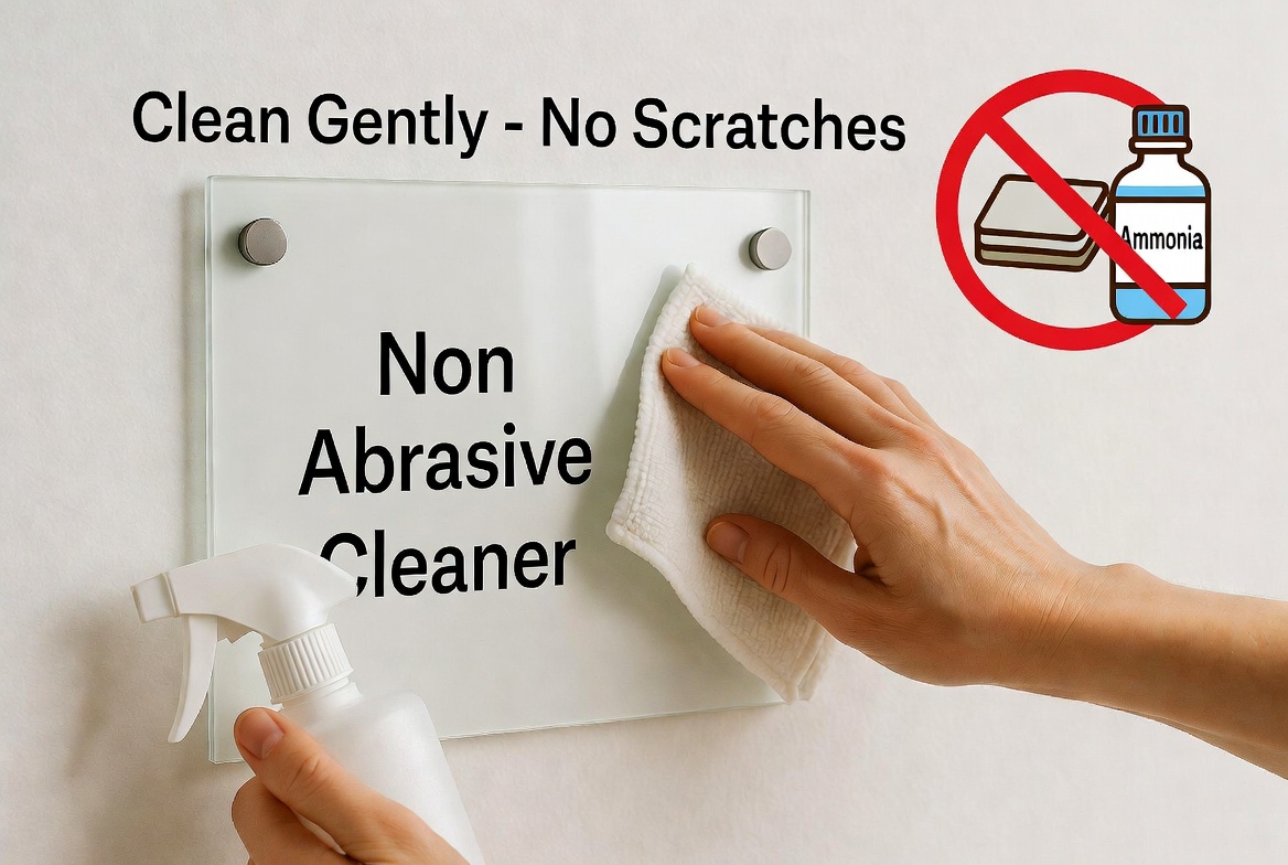 Guide de nettoyage appropri&eacute; des panneaux en acrylique