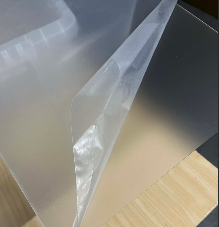 Feuille acrylique givrée