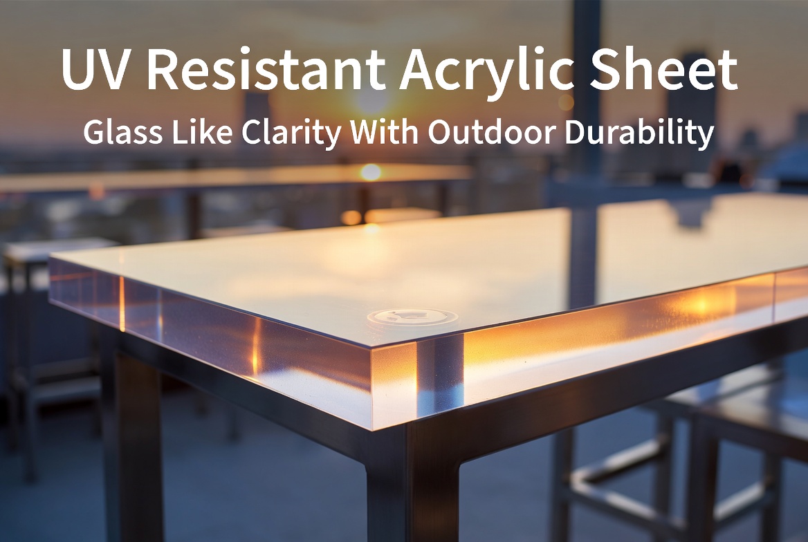 Plateau d'ext&eacute;rieur en feuille acrylique