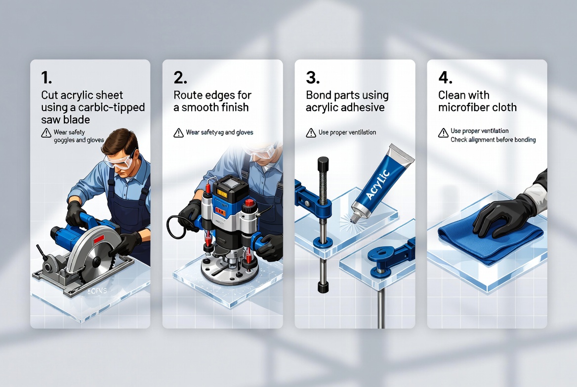 Meilleures pratiques de fabrication de feuilles acryliques