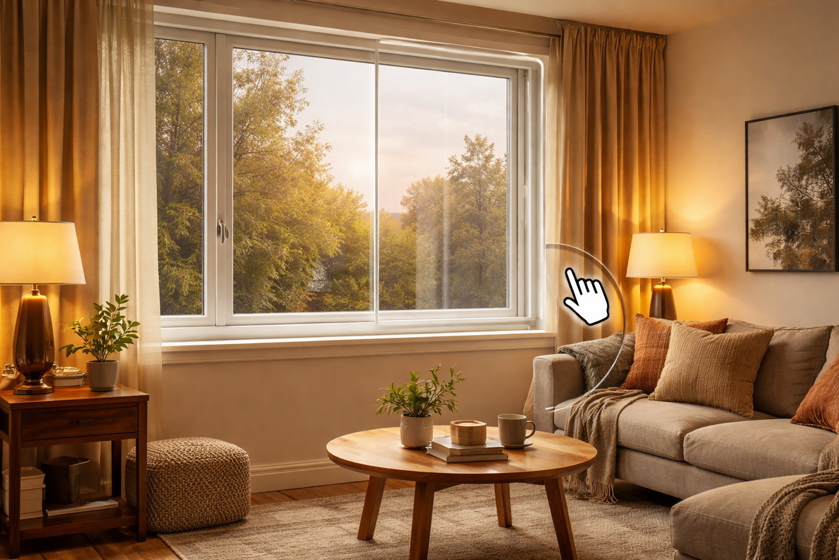 Magnetic Acrylic Window Insert In Modern Living Room.jpg