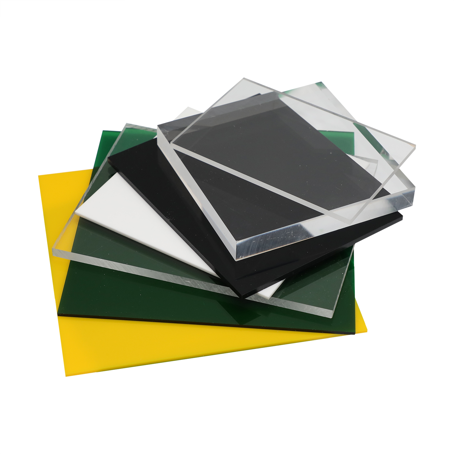 Feuilles acryliques colorées