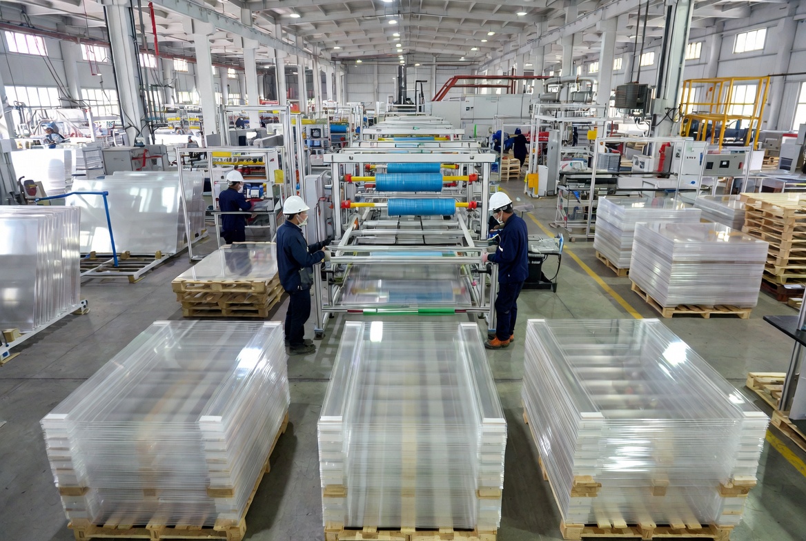 Ligne de production de feuilles acryliques OEM